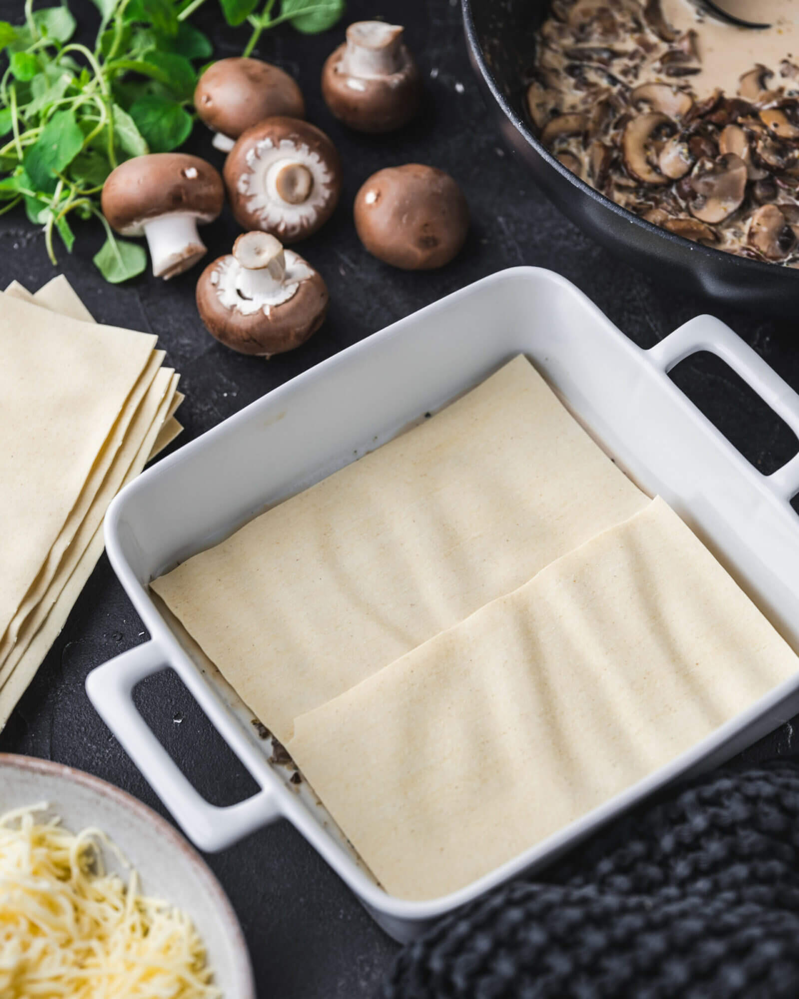 Pilz-Käse-Lasagne - Food&amp;#39;n&amp;#39;Photo